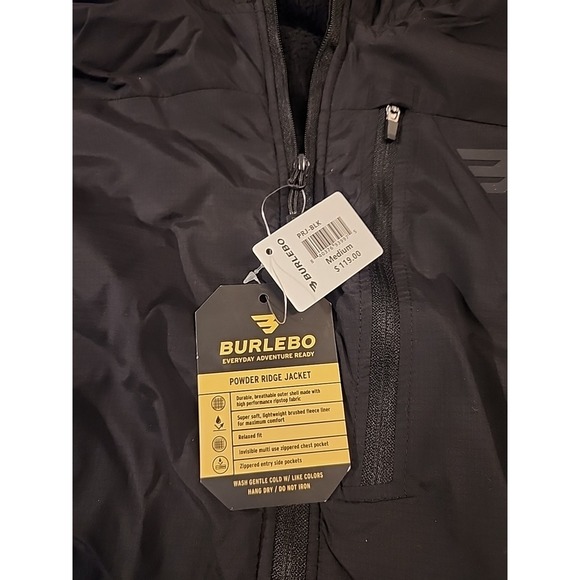 NEW BURLEBO Powder Ridge Jacket - Black - Medium - Picture 2 of 5